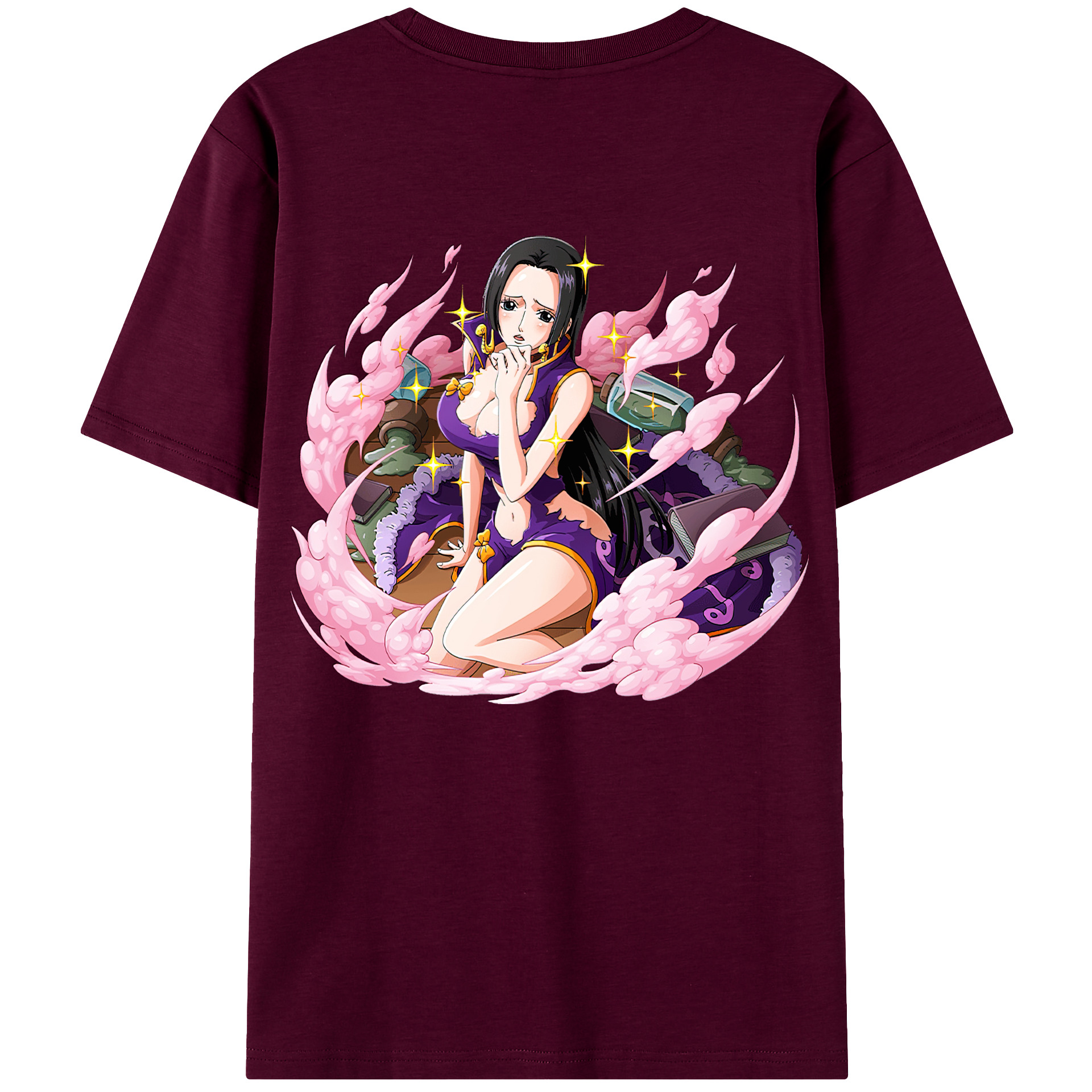 ワンピース ボア・ハンコック ONE PIECE Boa·Hancock レディース半袖Tシャツ(バックプリント)
